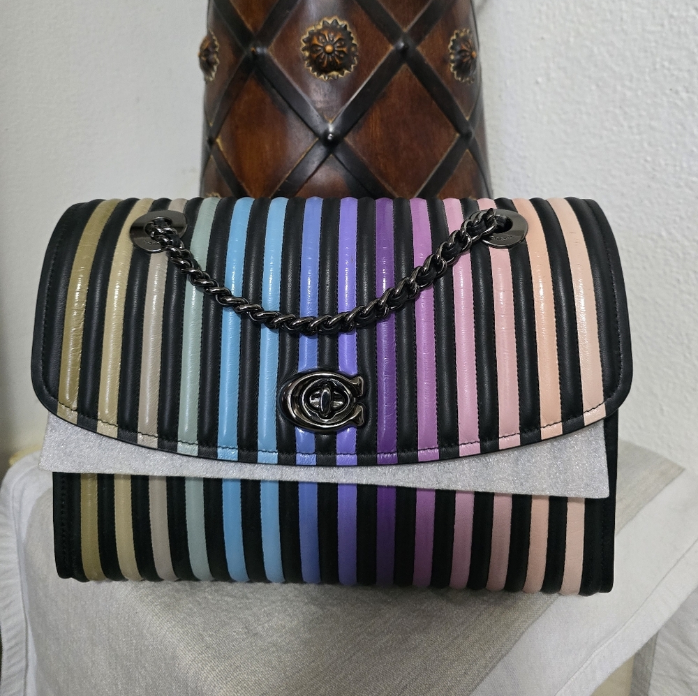 Nwot coach parker ombre quilted bag